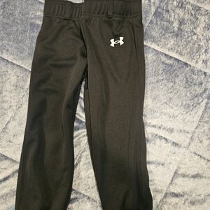 Under Armour Black Athletic Baseball Pants Youth XS